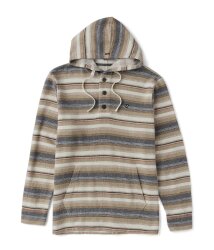 Vissla Descanso Heavy Hooded Popover-Light Khaki