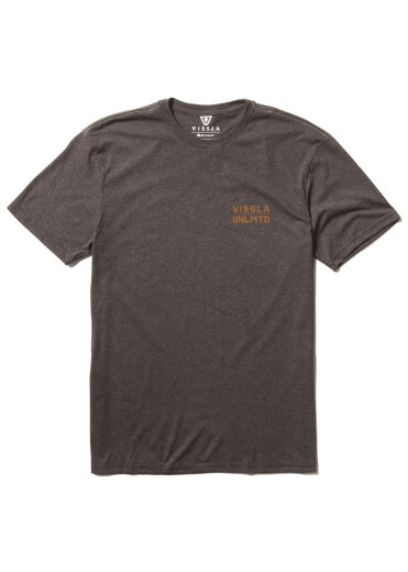 Vissla Cliffside Comp Lite Eco DrireleaseT-Shirt Black Heather