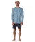 Vissla Pro Comp LS Sun Shirt Faded Denim XL