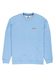 Vissla Coastal Life Eco Fleece Crewneck Sweater Faded Denim