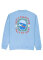 Vissla Coastal Life Eco Fleece Crewneck Sweater Faded Denim