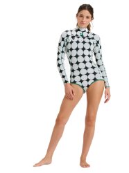 Roxy 1.5mm Rise Natural Langarm Springsuit Black White