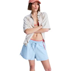 Roxy Lekeito Break Mid Denim Short Light Blue