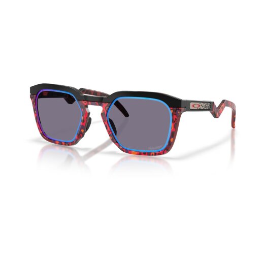 Oakley HSTN SQ Sonnenbrille Folished Black Prizm Grey