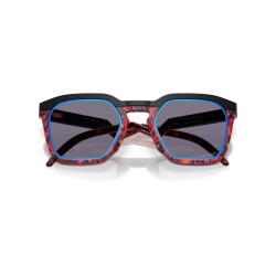 Oakley HSTN SQ Sonnenbrille Folished Black Prizm Grey