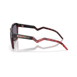 Oakley HSTN SQ Sonnenbrille Folished Black Prizm Grey