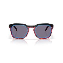 Oakley HSTN SQ Sonnenbrille Folished Black Prizm Grey