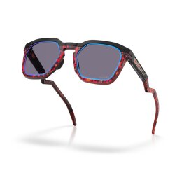 Oakley HSTN SQ Sonnenbrille Folished Black Prizm Grey