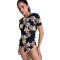 Roxy Swimsuit Sun Babe Anthracite Nostalgic Feels
