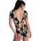 Roxy Swimsuit Sun Babe Anthracite Nostalgic Feels