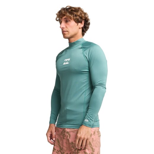 Billabong Waves All Day LS-Langärmliger Rashguard Sea Green
