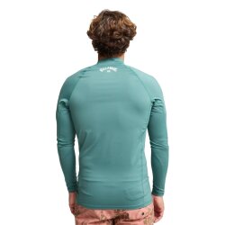 Billabong Waves All Day LS-Langärmliger Rashguard Sea Green