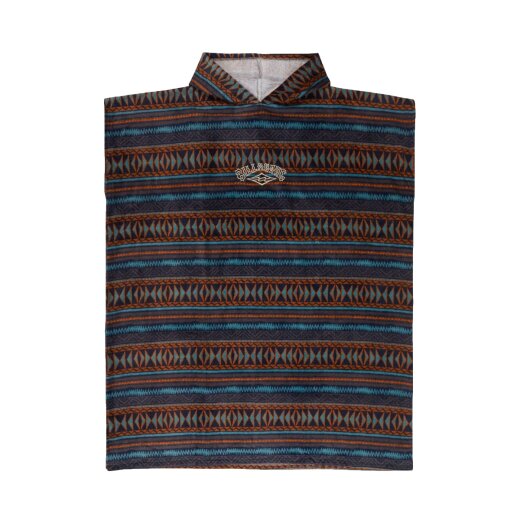 Billabong Poncho Mens Hooded Towel  Charcoal Grey