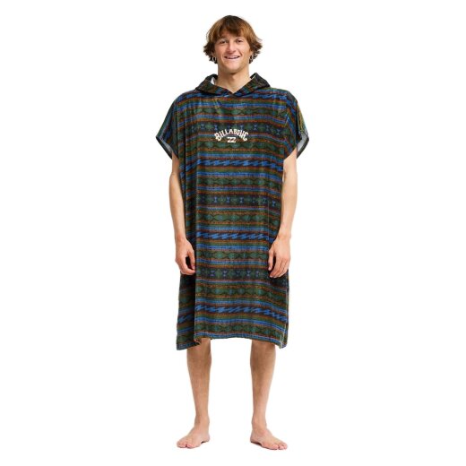 Billabong Poncho Mens Hooded Towel  Raven