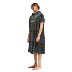 Billabong Poncho Mens Hooded Towel  Raven