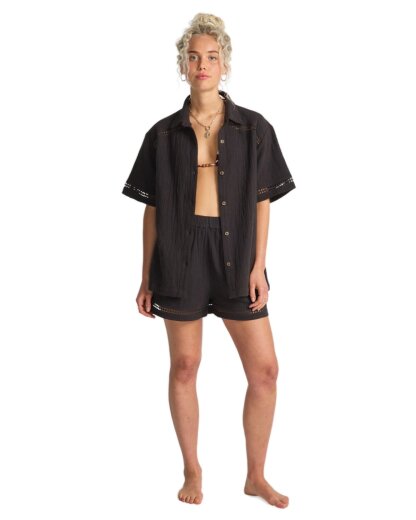 Billabong Summers End Shirt Black Sands