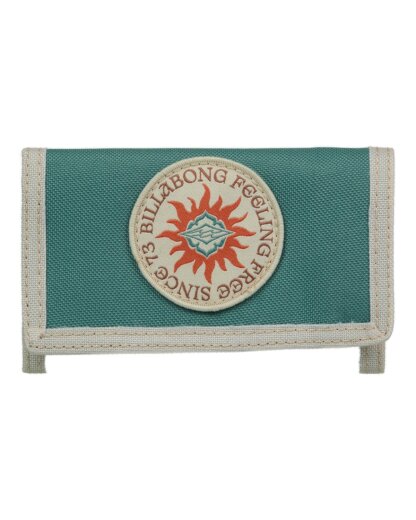 Billabong Tribong Patch Wallet Portemonaie Sea Green
