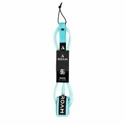 ROAM Surfboard Leash Premium 9.0 Knie Lite Teal