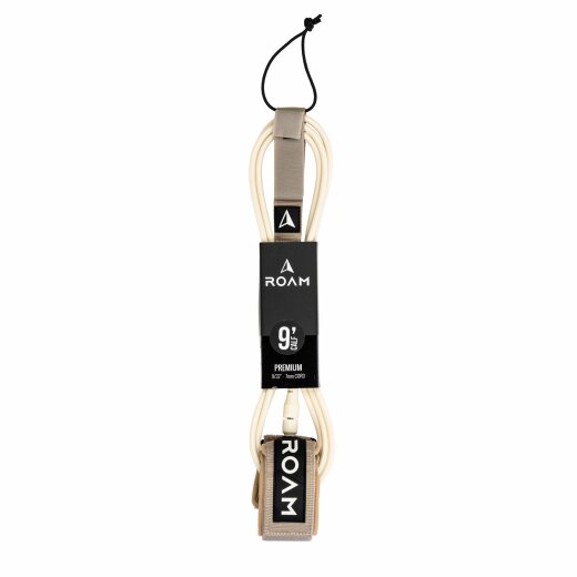 ROAM Surfboard Leash Premium 9.0 Knie Sand