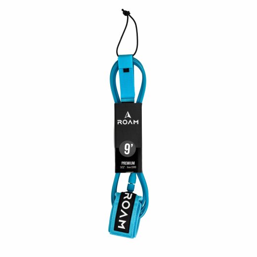 ROAM Surfboard Leash Premium 9.0 Dark Teal