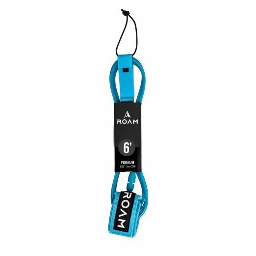 ROAM Surfboard Leash Premium 6.0 Dark Teal