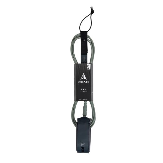 ROAM Surfboard Leash PRO 9.0 Knie Grau