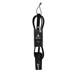 ROAM Surfboard Leash PRO 9.0 Knie Schwarz