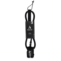 ROAM Surfboard Leash PRO 6.0 Schwarz