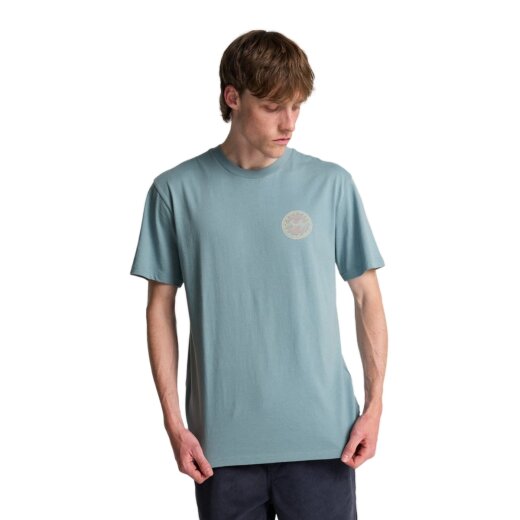 Billabong Crayon Wave Tee SS Washed Blue