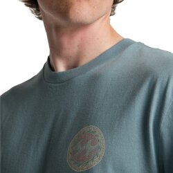 Billabong Crayon Wave Tee SS Washed Blue
