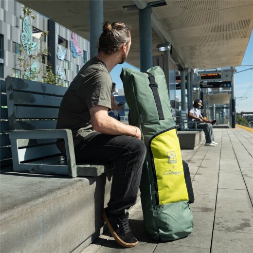 Loaded x Kyoto Long Base Longboard Collab Bag Green