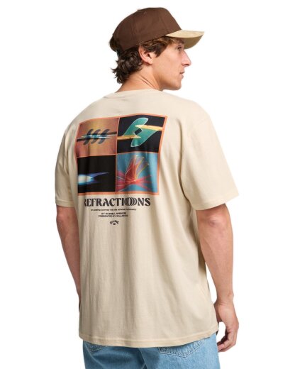 Billabong Russel Spencer Refractions Premium Tee Beige