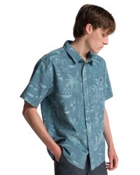 Billabong Solana Cord SS Hemd Washed Blue