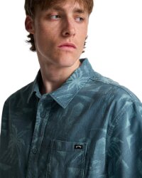 Billabong Solana Cord SS Hemd Washed Blue