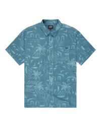 Billabong Solana Cord SS Hemd Washed Blue