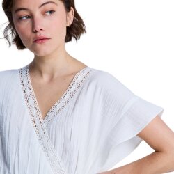 Roxy Bright Mornings Mini Dress Coconut White