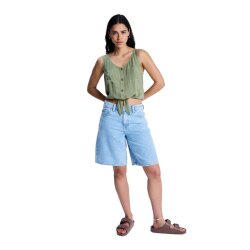 Roxy Tropical Hill Top Oil Green