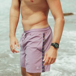 Oxbow Tape Volley Boardshorts Purple