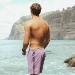 Oxbow Tape Volley Boardshorts Purple