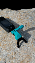 A3D Mouthmount Actioncam Halterung Mundhalterung Blue