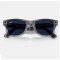 Ray-Ban Meta Wayfarer-Gen 2 Shiny Transparent Grey Transitions Sapphire