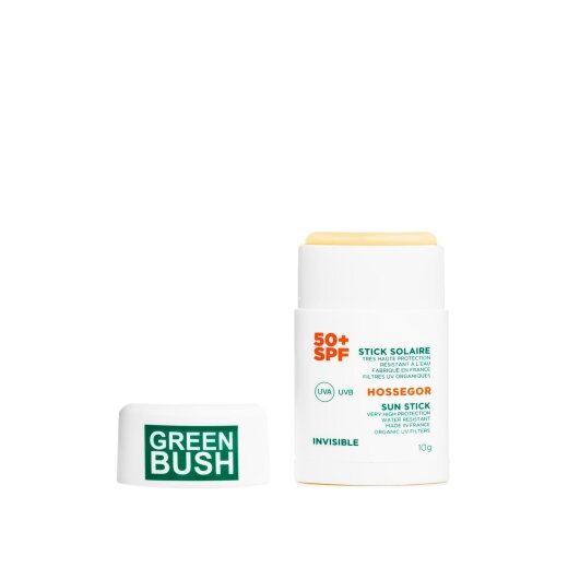 Greenbush Organic SPF50+ Sonnenstick Invisible 10g Stick Solaire
