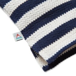 Passenger Clothing Panorama Striped LS T-Shirt Deep Navy