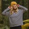 Passenger Clothing Panorama Striped LS T-Shirt Deep Navy