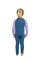 C-Skins NuWave C-Kid Baby Steamer 3/2 Neoprenanzug  Steel Blue Lilac