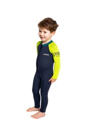 C-Skins NuWave C-Kid Baby Steamer 3/2 Neoprenanzug  Bluestone Lime 3 Jahre / 2XS / 94-102cm