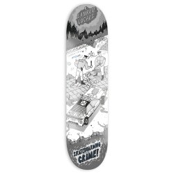 Inpeddo x Lankow Locals Skateboard Deck 8.25 Its a Crime
