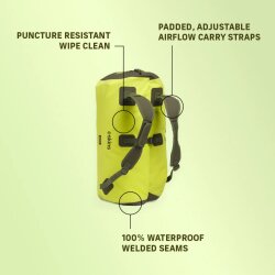 C-Skins Storm Chaser Drybag Duffel 60L Flash Green