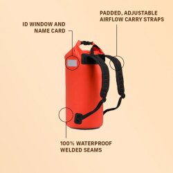 C-Skins Session Dry Bag Backpack 40L Storm Grey