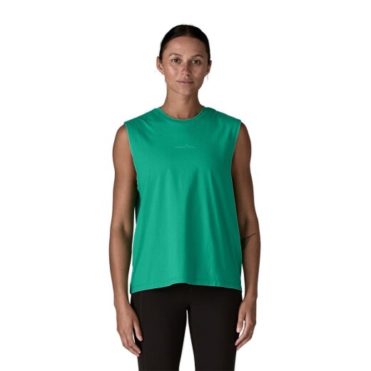 Patagonia Ws Multi Pitch Boxy Tank Aqua Stone